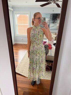 Taylor dresses halter neck maxi dress